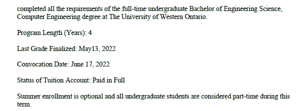 Undergrad Post Grad Work Permit